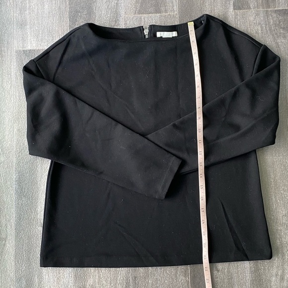 Women’s H&M open neck black sweater - Picture 2 of 8